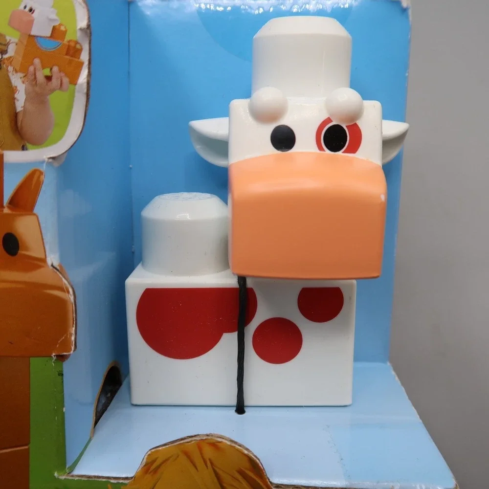 Fisher Price Mega Bloks My First Builders Farm Animals New Blocks Add on Toy